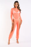 Coral Mesh Cover Up